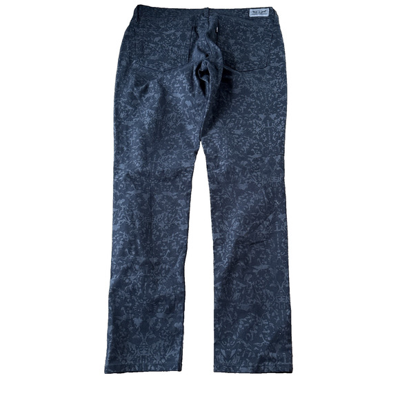 Levis Womens Jeans 524 Too Superlow Splatter Print Black Stretch 13 CW2813 - Picture 2 of 9